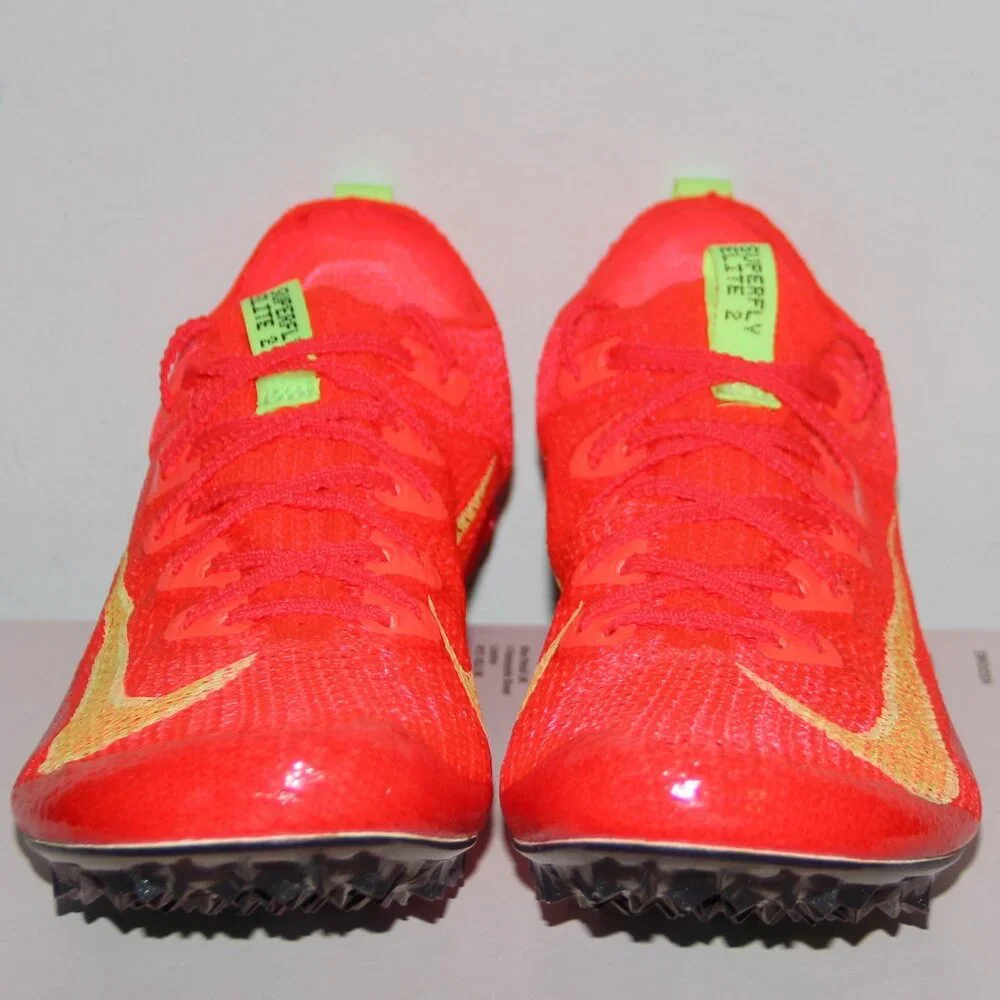 Nike Zoom Superfly Elite 2 Track Men 6 6.5 Womens 7.5 8 Bright Crimson Lime